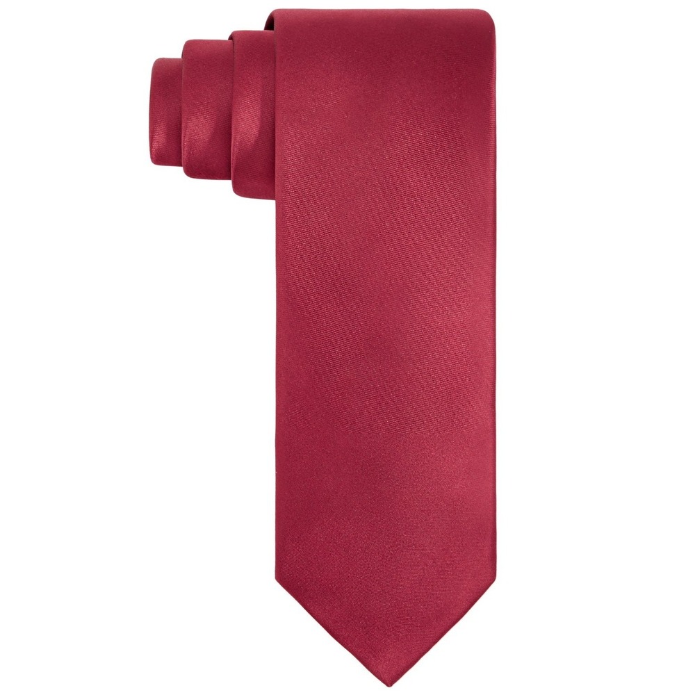 Tayion by Montee Holland Tie Mens Red Solid‎ Dress Necktie Formal One Size NWT